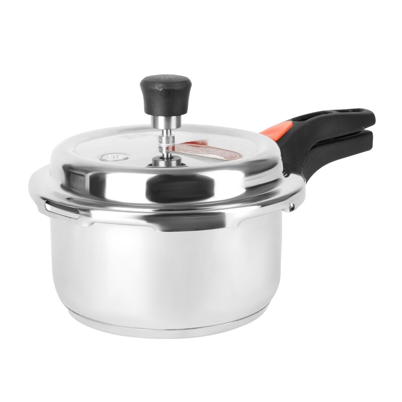Onions Stainless Steel Pressure Cooker | Heavy Gauge Outer Lid Cooker | Durable Mirror Finish