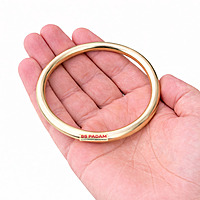 6mm Brass Round Solid Kada for Men
