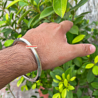 6mm Stainless Steel Liner Brass Ring Punjabi Kada