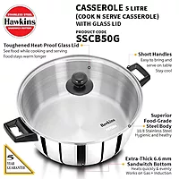 HAWKINS SS CN CASSERO 5L/28CM SSCB50G