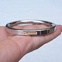 8mm Stainless Steel Flat Plain Punjabi Kada