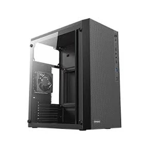 Antec ST10M TG M-ATX Mini Tower Case – Tempered Glass | Compact Desktop PC Cabinet