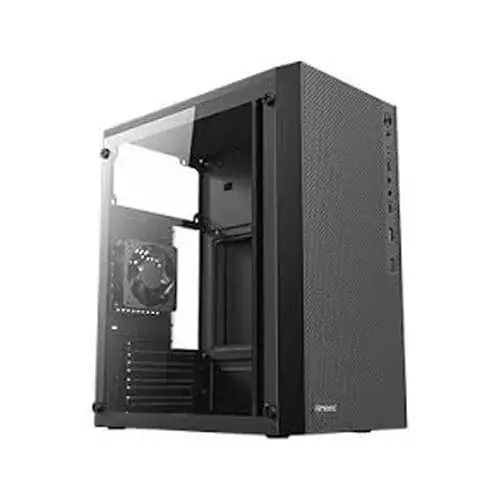 Antec ST10M TG M-ATX Mini Tower Case – Tempered Glass | Compact Desktop PC Cabinet