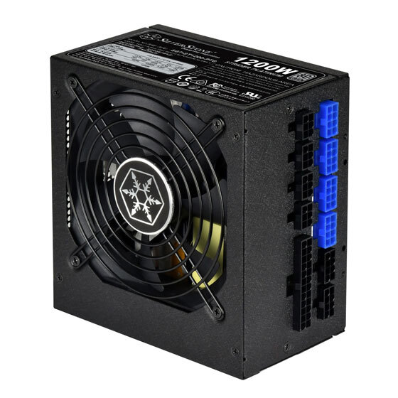 SilverStone Power Supply 1200W Fully Modular 80 Plus Platinum (ST1200-PTS)