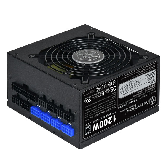 SilverStone Power Supply 1200W Fully Modular 80 Plus Platinum (ST1200-PTS)