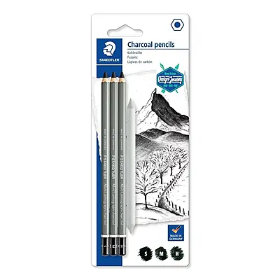 STA 100C LUMOGRAPH CHARCOAL PENCILS - SBK 4