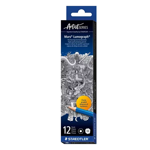 STAEDTLER 100 LUMOGRAPH PENCILS - 9H STAEDTLER 100 LUMOGRAPH PENCILS - 9H