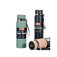 Zigdeal Sling Temperature Display Straight Cup – Smart LED Lid | Insulated Drinkware | Daily Use