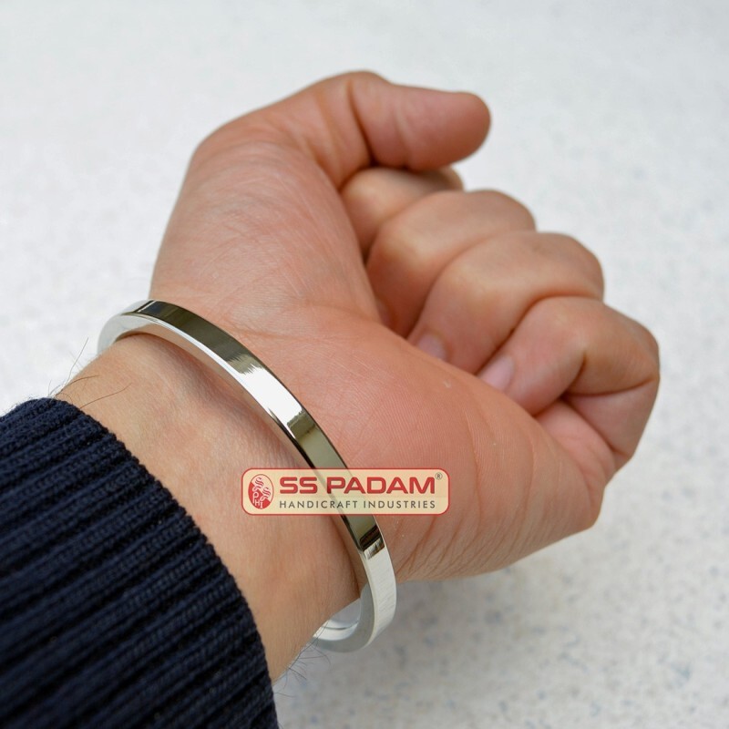 6mm Stainless Steel Flat Master Punjabi Kada