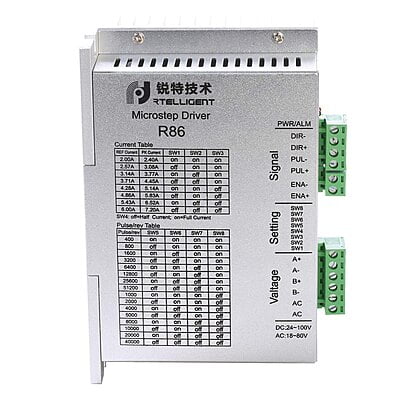 Rtelligent 18-80 Vdc R86 Stepper Driver