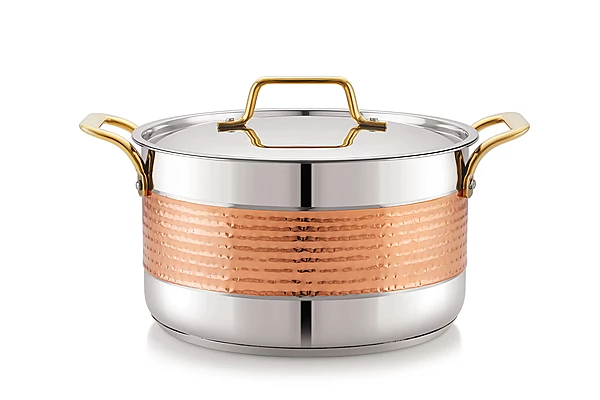 Sonu Stainless Steel Stock Pot | Biryani Pot|Cooking Pot with Stainless Steel Lid