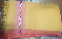 Single patti yellow Kullu Stole