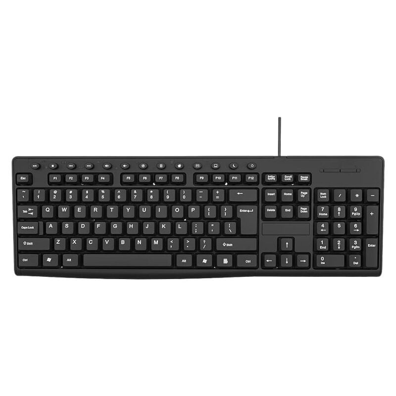 Stopm Multimedia Keyboard | Hammok Wired USB Desktop Keyboard | Black Stopm Multimedia Keyboard | Hammok Wired USB Desktop Keyboard | Black