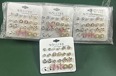 Latest Stylish 10 Pairs Combo Earrings for Women and Girls Latest Stylish 10 Pairs Combo Earrings for Women and Girls