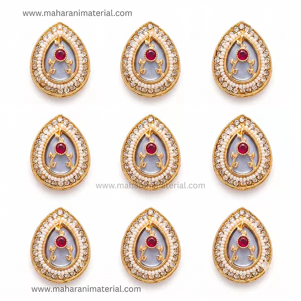 Premium Kundan Drop PK01