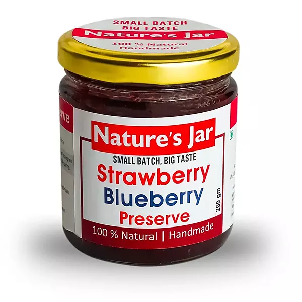 Strawberry & Blueberry Preserve - Nature's Jar NP