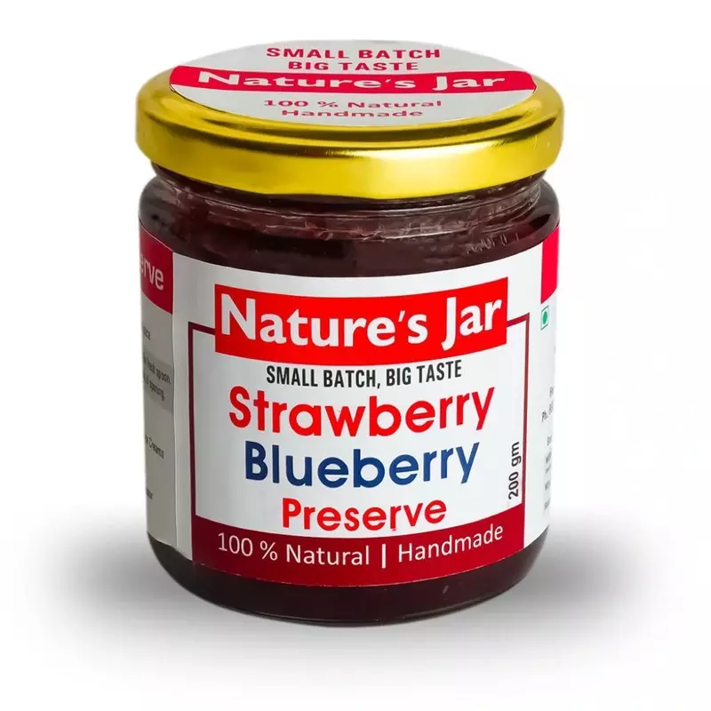 Strawberry & Blueberry Preserve - Nature's Jar NP