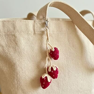 Strawberry Key Chain