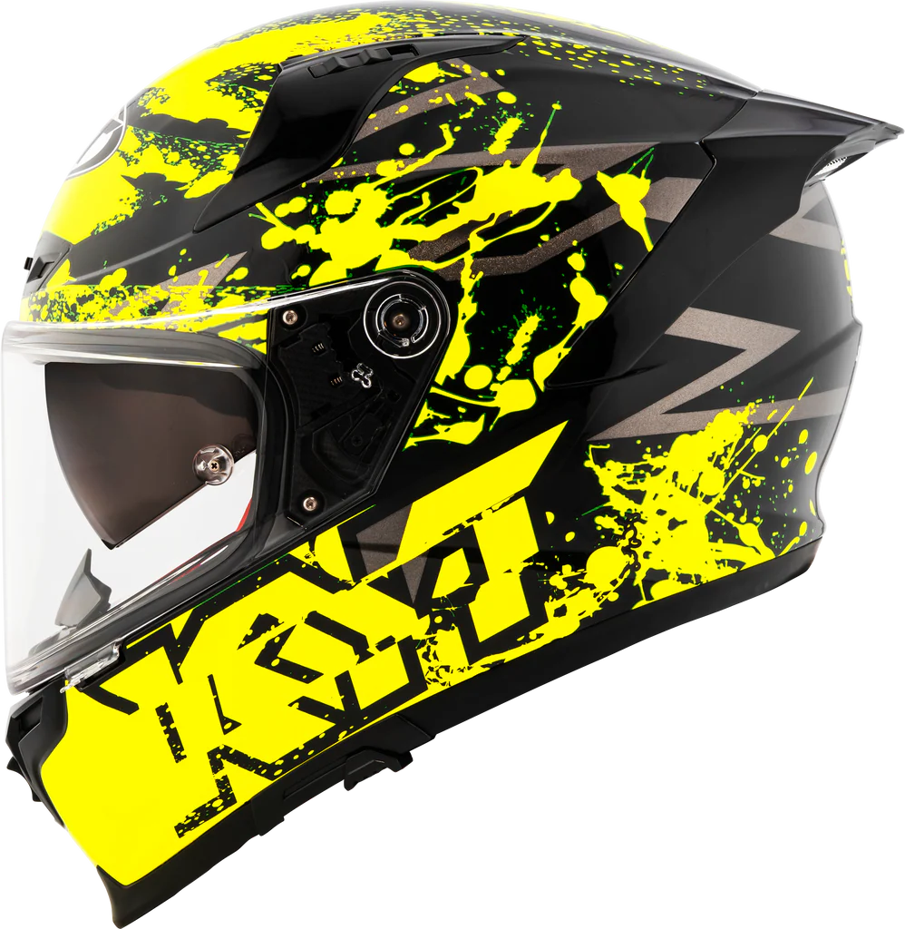 KYT Striker 2V Neutron Yellow