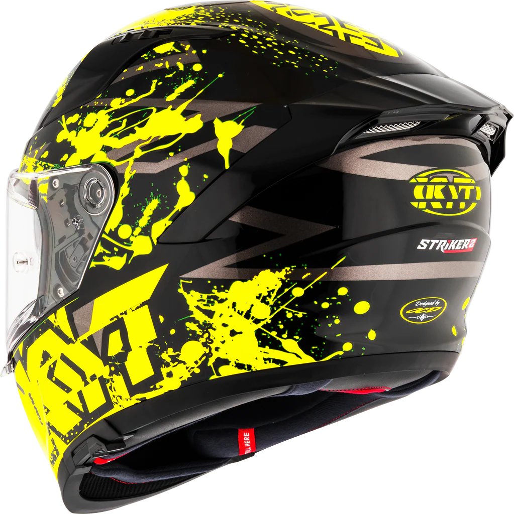 KYT Striker 2V Neutron Yellow