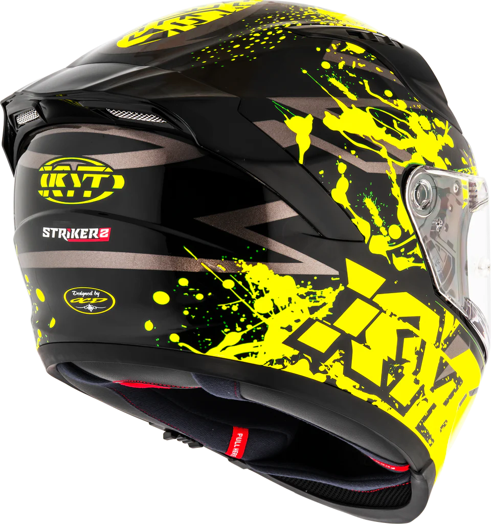 KYT Striker 2V Neutron Yellow