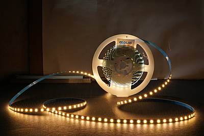 Strip 120 LEDs/Mtr (WW) 5mm IP65
