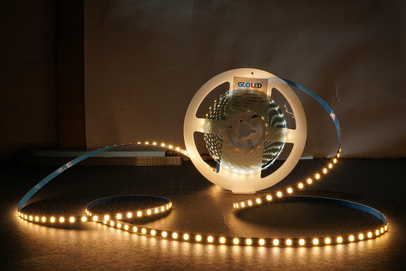 Chasing Strip 120 LEDs/Mtr (WW) 24V IP65