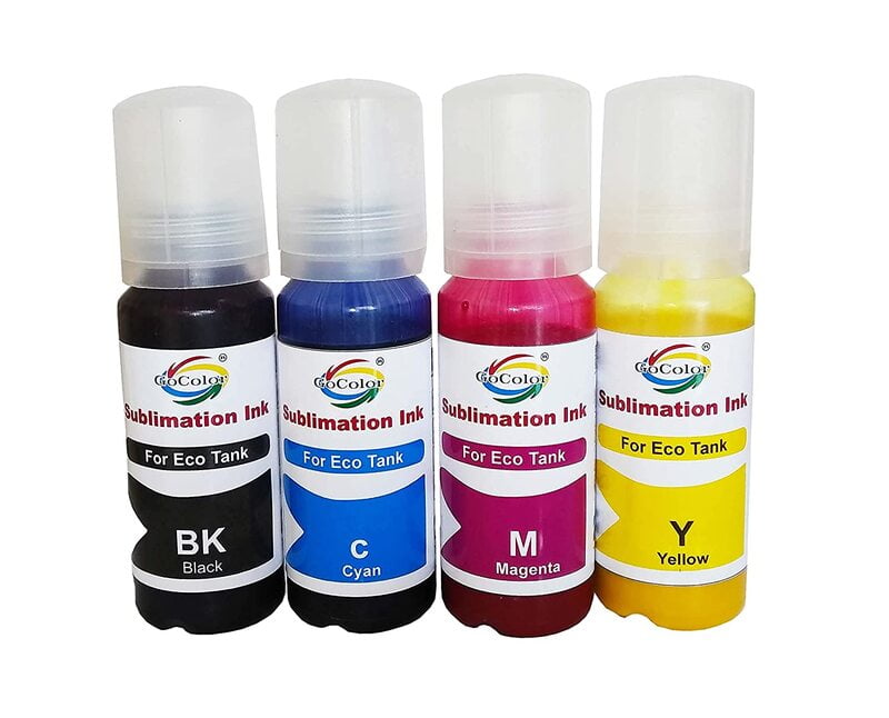 Sublimation Ink for Epson L3110, L3115, L3116, L3150, L1110, L3151, L3152, L3156, L5190, L4150, L4160, L6160, L6170, L6190 Printer (70gm x 4) Sublimation Transfer Ink Sublimation Ink for Epson L3110, L3115, L3116, L3150, L1110, L3151, L3152, L3156, L5190, L4150, L4160, L6160, L6170, L6190 Printer (70gm x 4) Sublimation Transfer Ink