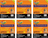 GoColor Premium DYE Sublimation Ink 100 Ml X6 Color For only Epson Printer