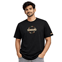SUNBOUND Premium Cotton Round Neck Casual Tee