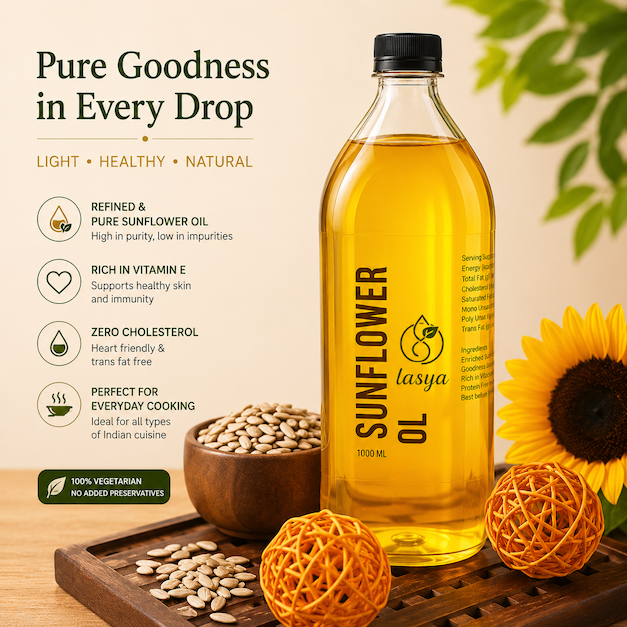 Wood Pressed Sunflower Oil