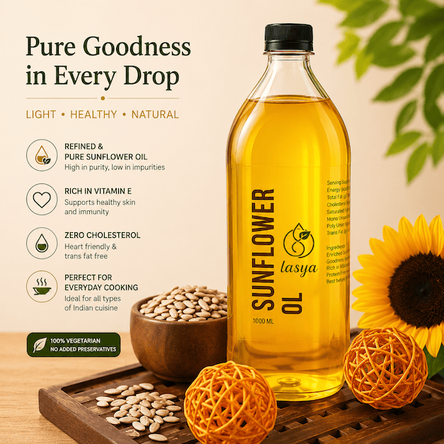 Wood Pressed Sunflower Oil
