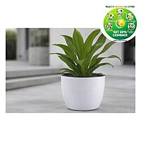 Sunny Plastic Plant Pot | Small / Medium / Large | Decorative Garden Planter