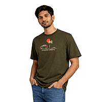Chasing Sunsets Cotton Regular Fit T-Shirt