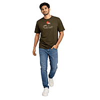 Chasing Sunsets Cotton Regular Fit T-Shirt