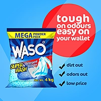 WASO | Super Wash Detergent Powder 4KG