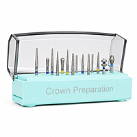 SuperEndo Crown Preparation Bur Kit – Diamond FG Burs for Airotor