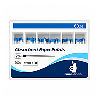 Sure Endo Paper Points 2% Pack of 200 Endodontic Paper Points