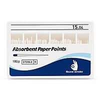 Sure Endo Paper Points 4% Pack of 180 Endodontic Paper Points
