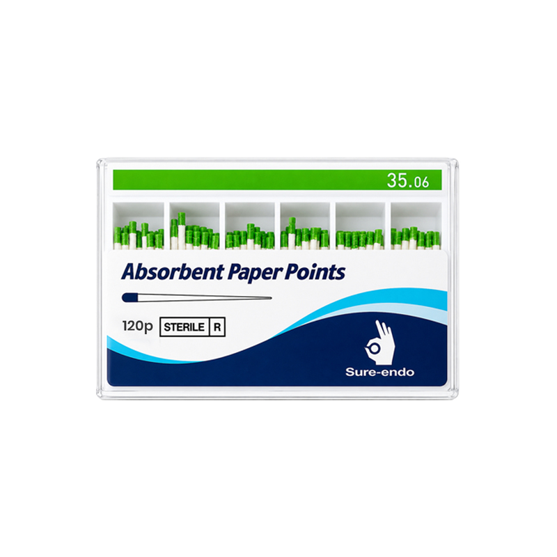 Sure Endo Paper Points 6% Length Marked Pack of 180