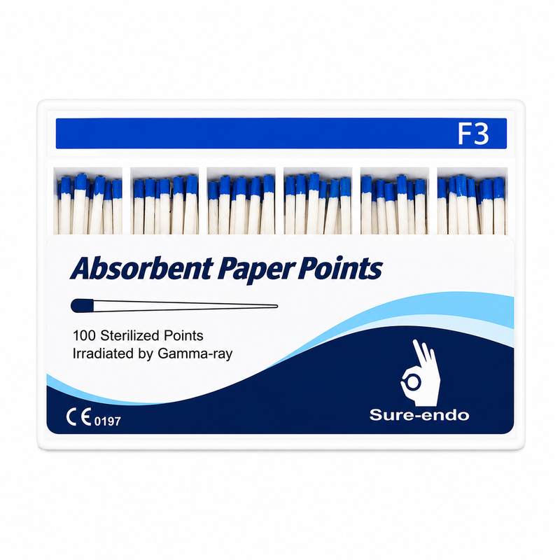 Sure Endo Universal Paper Points F3 Pack of 100