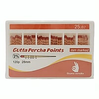 Sure Endo Gutta Percha Points 2% – Pack of 120