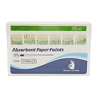 Sure Endo Paper Points 2% Pack of 200 Endodontic Paper Points