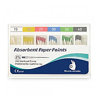 Sure Endo Paper Points 2% Pack of 200 Endodontic Paper Points