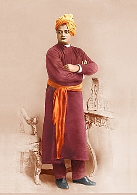 Swami Vivekananda, Chicago, September 1893 (Standing Folded Hands)