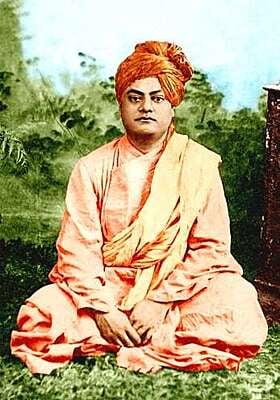 Swami Vivekananda, Colombo, January 1897 - Photo