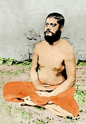 Swami Vivekananda, Cossipore Garden House, 1886 - Photo