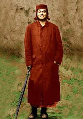Swami Vivekananda, Kashmir, 1897 (Cropped) - Photo