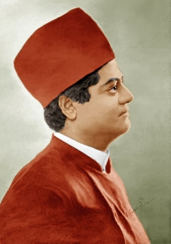 Swami Vivekananda, London, 1895 - Photo (1)