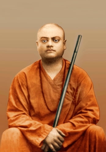 Swami Vivekananda in Madras, February 1897 (Cropped)